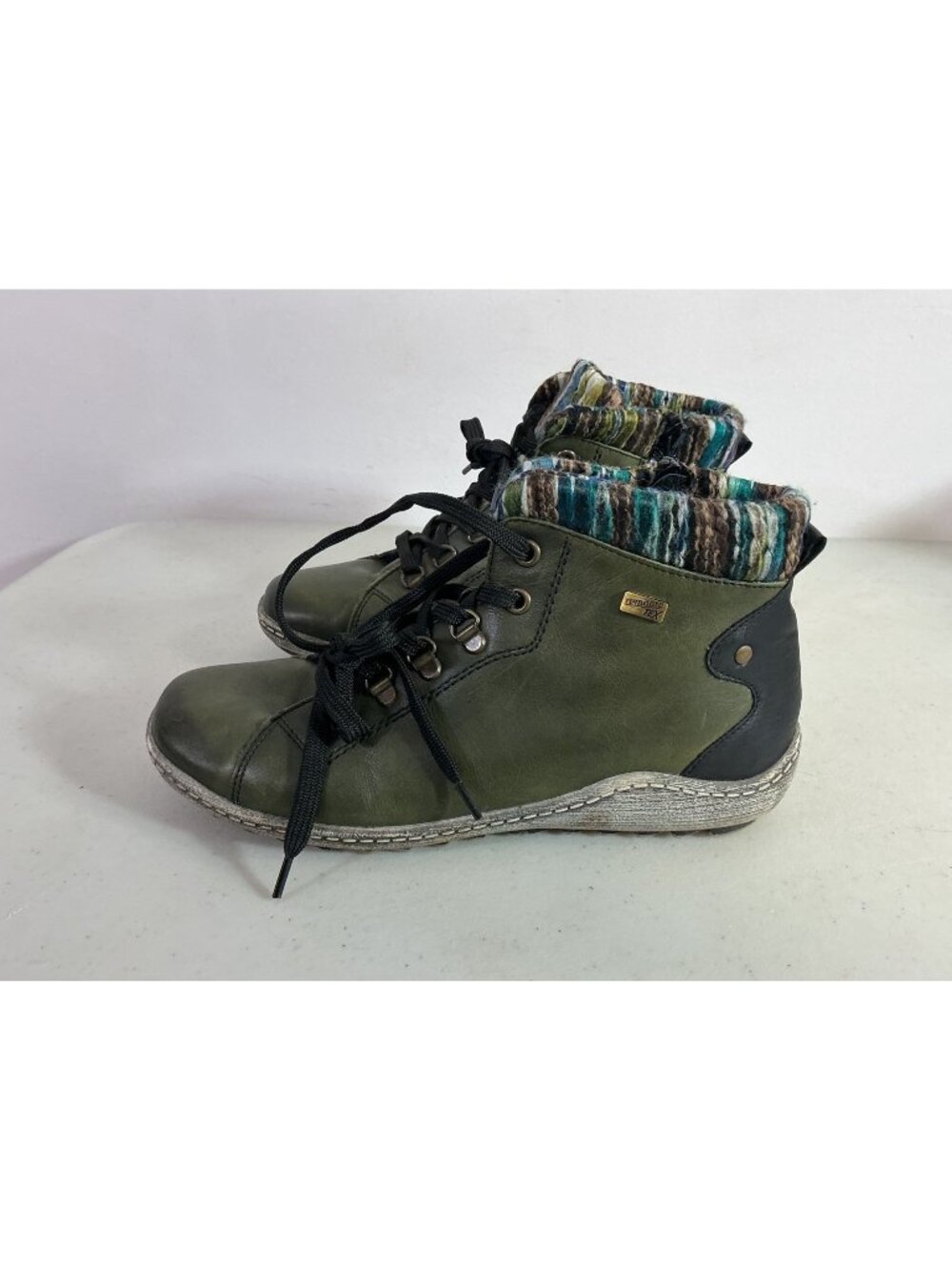 Remonte Leather Lace-Up Ankle Boots Womens 38